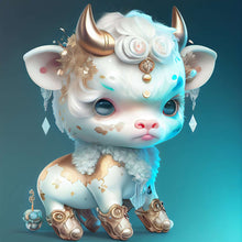 Load image into Gallery viewer, Diamond Painting - Full Round - zodiac ox (30*30CM)