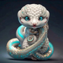 Load image into Gallery viewer, Diamond Painting - Full Round - zodiac snake (30*30CM)