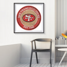 Load image into Gallery viewer, Diamond Painting - Full Round - san francisco 49ers football team (30*30CM)