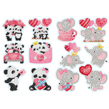 Load image into Gallery viewer, 2 Sheets Diamonds Painting Sticker DIY Craft Cartoon Paster Home Decor (BT131)