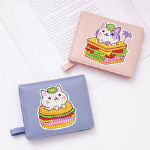 Load image into Gallery viewer, 2 Sheets Diamonds Painting Sticker DIY Art Cartoon Cat Paster Home Decor (BT142)