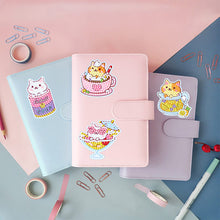 Load image into Gallery viewer, 2 Sheets Diamonds Painting Sticker DIY Art Cartoon Cat Paster Home Decor (BT143)