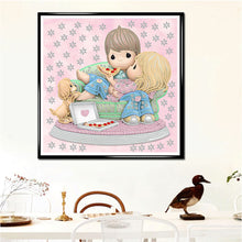 Load image into Gallery viewer, Diamond Painting - Partial Special Shaped - precious memory doll (30*30CM)