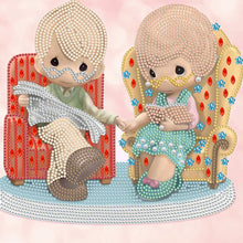 Load image into Gallery viewer, Diamond Painting - Partial Special Shaped - precious memory doll (30*30CM)