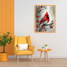 Load image into Gallery viewer, Diamond Painting - Full Round - cardinal bird (30*40CM)