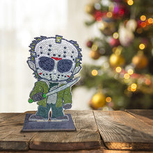 Load image into Gallery viewer, Wooden Cartoon Diamond Art Ornaments 5D DIY Single-Sided for Kids Gifts (GH025)