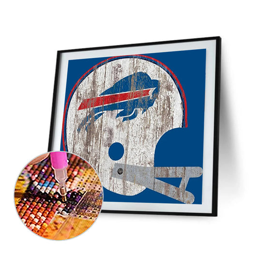 Diamond Painting - Full Round - buffalo bills football team (30*30CM)