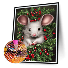 Load image into Gallery viewer, Diamond Painting - Full Round - white mouse (30*40CM)