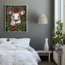 Load image into Gallery viewer, Diamond Painting - Full Round - white mouse (30*40CM)
