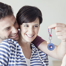 Load image into Gallery viewer, DIY Car Keychain Handmade Double Sided Hanging Ornament for Gifts (AA1227-2)