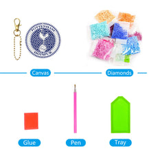 Load image into Gallery viewer, DIY Car Keychain Handmade Double Sided Hanging Ornament for Gifts (AA1227-12)