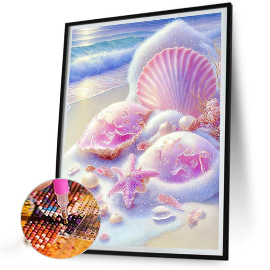 Diamond Painting - Full Round - beach scenery (30*40CM)