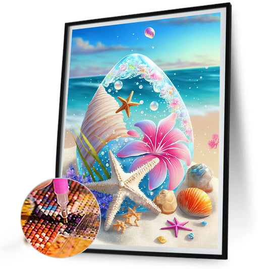 Diamond Painting - Full Round - beach scenery (30*40CM)