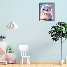 Load image into Gallery viewer, Diamond Painting - Full Round - dream cat (30*40CM)