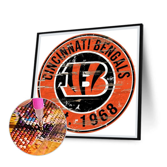 Diamond Painting - Full Round - cincinnati tigers football team (30*30CM)