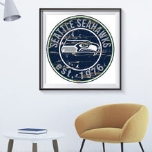 Load image into Gallery viewer, Diamond Painting - Full Round - seattle seahawks football team (30*30CM)