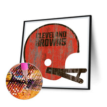 Load image into Gallery viewer, Diamond Painting - Full Round - cleveland browns football team (30*30CM)