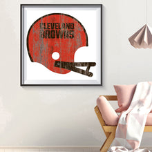 Load image into Gallery viewer, Diamond Painting - Full Round - cleveland browns football team (30*30CM)