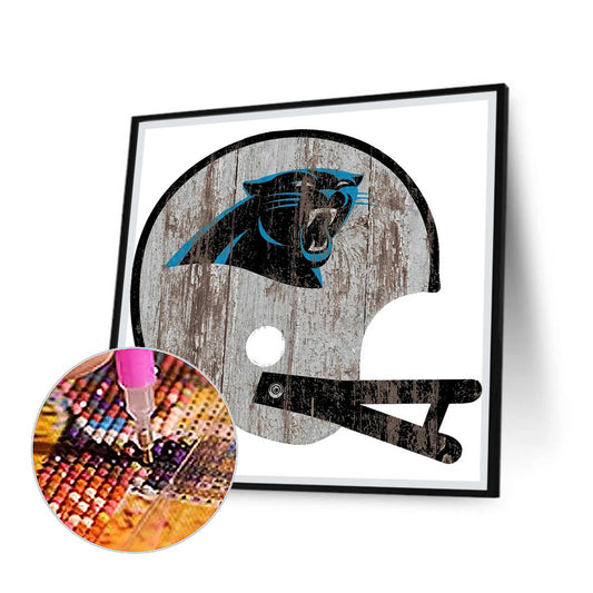 Diamond Painting - Full Round - carolina panthers football team (30*30CM)