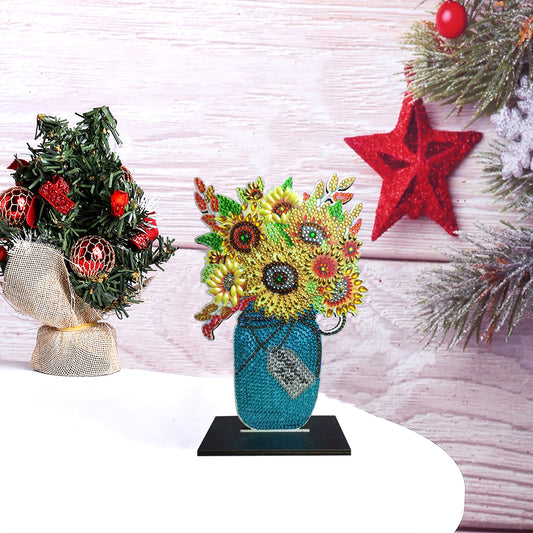 DIY Wooden Table Ornament Art Crafts Single Sided Home Decoration (GH009)