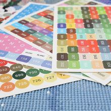Load image into Gallery viewer, Square Round Color Number Labels 26 Letters 1-100 for Adults Kids(Square+Round)