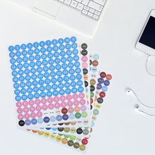 Load image into Gallery viewer, Square Round Color Number Labels 26 Letters 1-100 for Adults Kids(Square+Round)