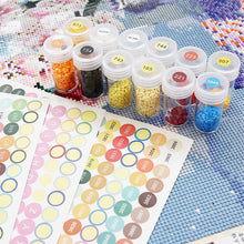 Load image into Gallery viewer, Square Round Color Number Labels 26 Letters 1-100 for Adults Kids(Square+Round)