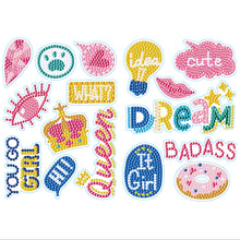 Load image into Gallery viewer, 2pcs Diamonds Art Mosaic Stickers Paint by Numbers DIY Home Decor (BT128)