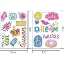 Load image into Gallery viewer, 2pcs Diamonds Art Mosaic Stickers Paint by Numbers DIY Home Decor (BT128)
