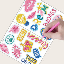 Load image into Gallery viewer, 2pcs Diamonds Art Mosaic Stickers Paint by Numbers DIY Home Decor (BT128)