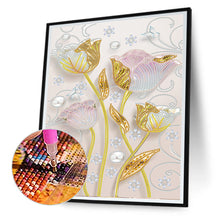 Load image into Gallery viewer, Diamond Painting - Partial Special Shaped - beautiful texture flowers (30*40CM)