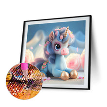 Load image into Gallery viewer, Diamond Painting - Full Round - pink cute unicorn (30*30CM)