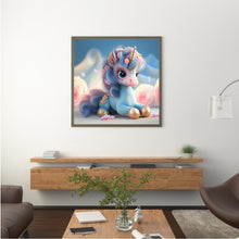 Load image into Gallery viewer, Diamond Painting - Full Round - pink cute unicorn (30*30CM)