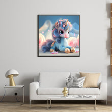 Load image into Gallery viewer, Diamond Painting - Full Round - pink cute unicorn (30*30CM)
