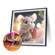 Load image into Gallery viewer, Diamond Painting - Full Round - cute little mouse (30*30CM)