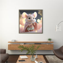 Load image into Gallery viewer, Diamond Painting - Full Round - cute little mouse (30*30CM)