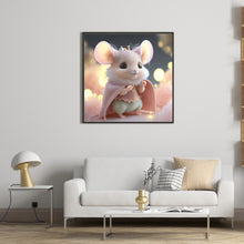 Load image into Gallery viewer, Diamond Painting - Full Round - cute little mouse (30*30CM)