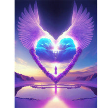 Load image into Gallery viewer, Diamond Painting - Full Round - beach heart (30*40CM)