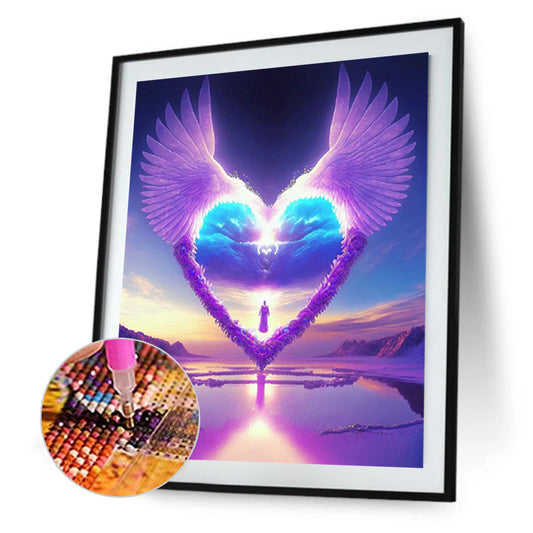 Diamond Painting - Full Round - beach heart (30*40CM)