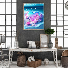 Load image into Gallery viewer, Diamond Painting - Full Round - beach heart (30*40CM)