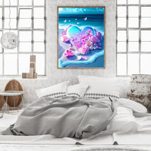 Load image into Gallery viewer, Diamond Painting - Full Round - beach heart (30*40CM)