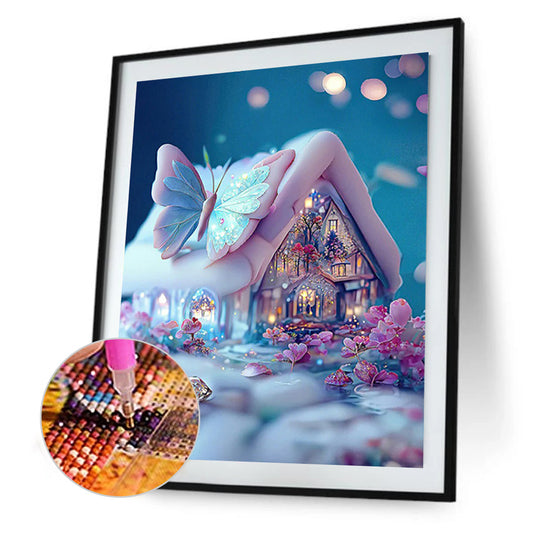Diamond Painting - Full Round - Flower House (30*40CM)