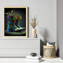 Load image into Gallery viewer, Diamond Painting - Full Round - bouquet boots (30*40CM)