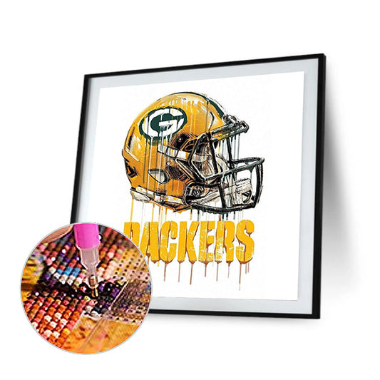 Diamond Painting - Full Round - green bay packers football team (30*30CM)