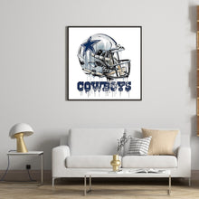 Load image into Gallery viewer, Diamond Painting - Full Round - dallas cowboys football team (30*30CM)