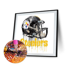 Load image into Gallery viewer, Diamond Painting - Full Round - pittsburgh steelers football team (30*30CM)