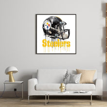Load image into Gallery viewer, Diamond Painting - Full Round - pittsburgh steelers football team (30*30CM)