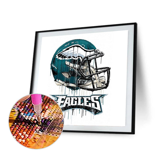 Diamond Painting - Full Round - philadelphia eagles football team (30*30CM)