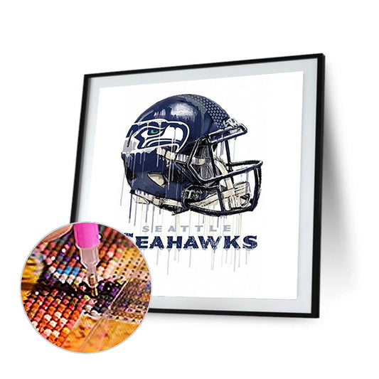 Diamond Painting - Full Round - seattle seahawks football team (30*30CM)