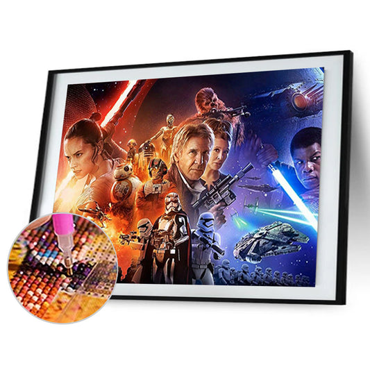 Diamond Painting - Full Round - Star Wars: The Rise of Skywalker (50*40CM)